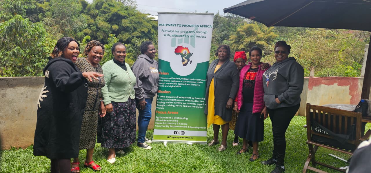 Women's group at community event